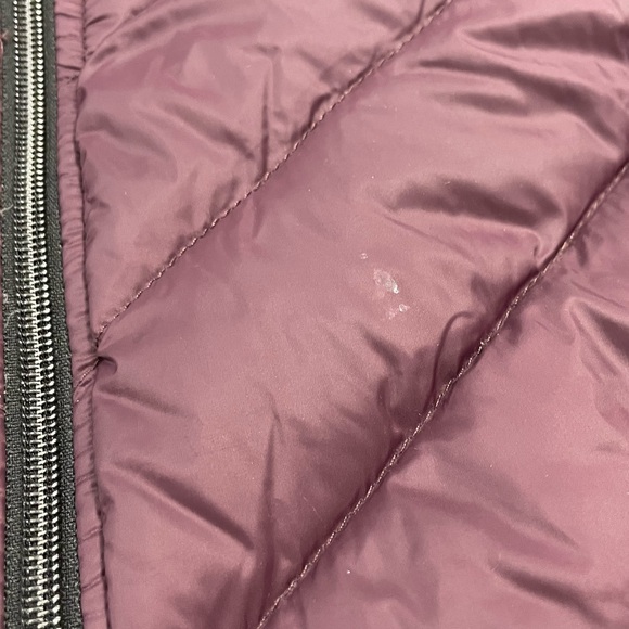 Michael Kors Purple Down Feather Filled Packable Puffer Winter Coat Jacket Large - Picture 16 of 16